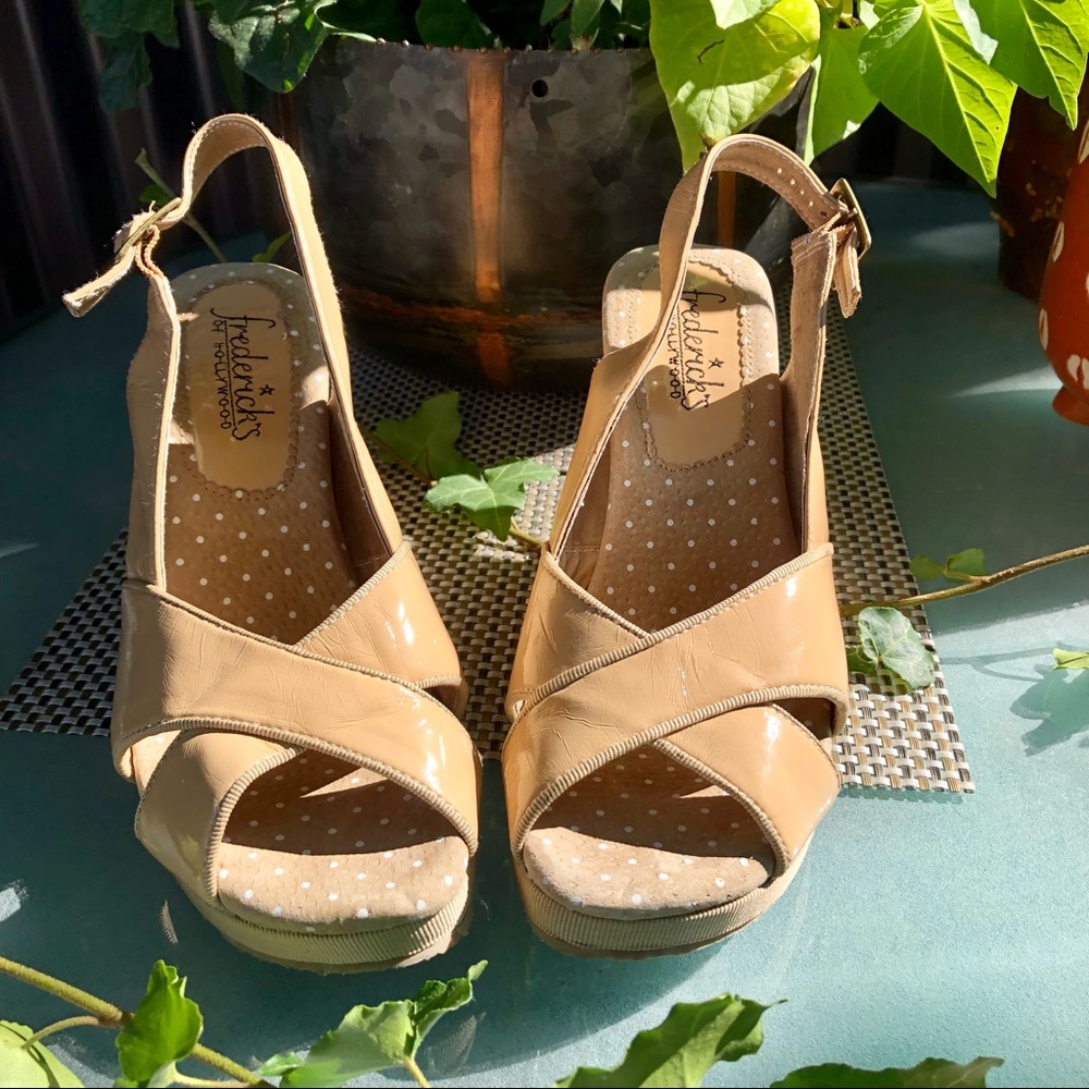 Fredrick’s of Hollywood Wooden Clogs - Picture 2 of 8